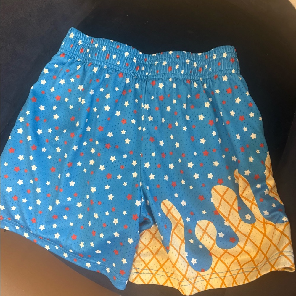Baseball Lifestyle Blue Star Ice Cream Shorts
